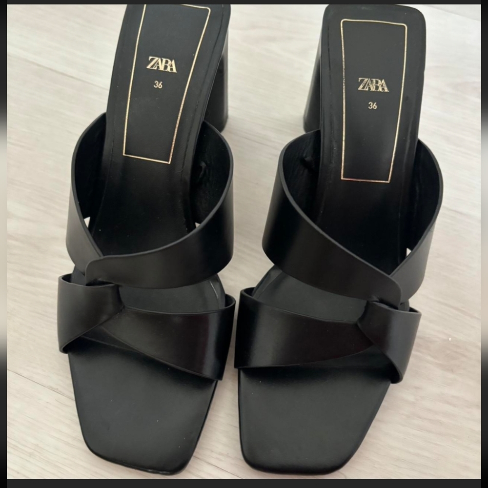 Zara kitten heels sandals